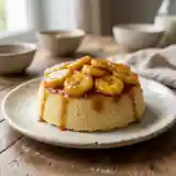 Gâteau de semoule caramélisé à la banane : dessert fondant et gourmand