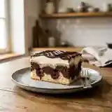 Gâteau Donauwellen traditionnel allemand aux cerises et chocolat