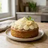 Gâteau moelleux à la banane et chantilly maison