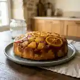 Gâteau moelleux à l'ananas et à l'orange caramélisés