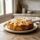 Gâteau moelleux au lait et aux pêches fraîches : recette facile et inratable
