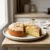 Gâteau moelleux aux amandes sans gluten, sans lait et sans soja