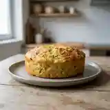 Gâteau moelleux aux poireaux et fromage