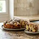 Gâteau moelleux aux poires et pépites de chocolat