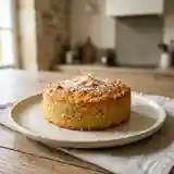 Gâteau moelleux de semoule à la noix de coco pour une personne