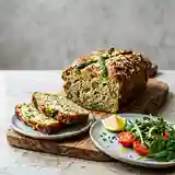 Gâteau moelleux de thon aux asperges vertes