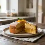 Gâteau moelleux fourré à la marmelade d'orange maison