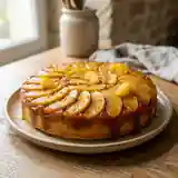 Gâteau renversé aux pommes et à l'orange : dessert moelleux et fruité