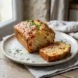 Gâteau savoureux au crabe et tomates fraîches