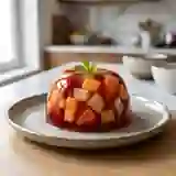 Gelée de melon, fraises et porto