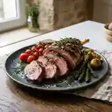 Gigot d’Agneau Grillé au Romarin et à l’Ail