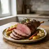 Gigot d'Agneau Rôti à la Parfaite Croûte Dorée