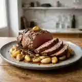 Gigot d'agneau rôti à l'ail : recette savoureuse aux 40 gousses d'ail
