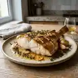 Gigot de lotte rôti à l'ail : recette savoureuse et facile