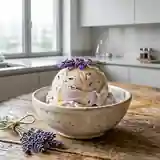 Glace artisanale à la lavande : douceur parfumée et fraîcheur estivale