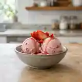 Glace maison à la fraise et vanille : recette facile et gourmande