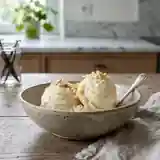 Glace onctueuse au chocolat blanc sans sorbetière : recette facile et rapide