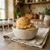 Glace onctueuse au pain d'épices maison