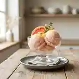 Glace rafraîchissante au pamplemousse et citron maison