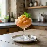 Granité rafraîchissant au melon et porto
