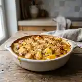 Gratin exotique rapide aux fruits frais