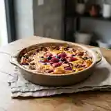 Gratin fondant aux fruits rouges frais