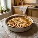 Gratin fondant pommes et poires : douceur fruitée au four