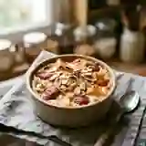 Gratin fruité fraise-melon