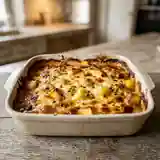Gratin gourmand aux fruits exotiques caramélisés