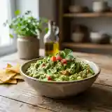 Guacamole frais à la coriandre : recette facile et savoureuse