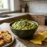 Guacamole piquant à la moutarde