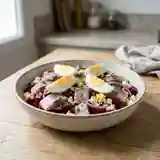 Harengs aux betteraves et œufs : recette savoureuse et colorée