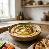 Hoummos Crémeux au Tahini et Cumin