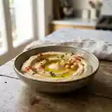 Houmous Crémeux au Caviar de Pois Chiches : Recette Facile et Savoureuse