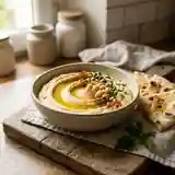 Houmous Crémeux de Pois Chiches : Recette Facile et Savoureuse