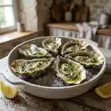 Huîtres chaudes au beurre d'herbes : recette gourmande et facile
