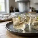 Huîtres fraîches en gelée délicate au Champagne
