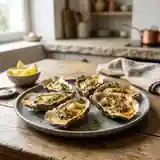 Huîtres gratinées aux oignons : recette savoureuse et facile