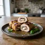 Involtini de blancs de poulet farcis à l'italienne