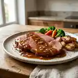 Jambon à la sauce Madère : recette savoureuse et facile