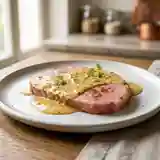 Jambon à la sauce moutarde onctueuse : recette facile et savoureuse