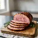 Jambon rôti au sirop d'érable caramélisé