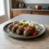 Keftas épicées au coulis de tomates fraîches