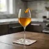 Kir ardéchois : cocktail apéritif au vin blanc et crème de châtaigne