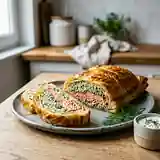 Koulibiac de saumon traditionnel : recette facile et gourmande