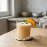 Lait aux pêches onctueux et rafraîchissant