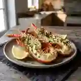 Langouste Grillée au Beurre d'Ail et Citron
