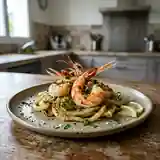 Langoustines rôties au fenouil fondant et sauce citronnée