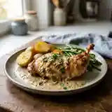 Lapin à la moutarde à l'ancienne de Dijon : recette savoureuse et facile