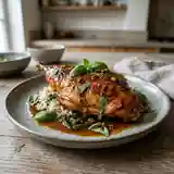 Lapin laqué au basilic : recette savoureuse et facile